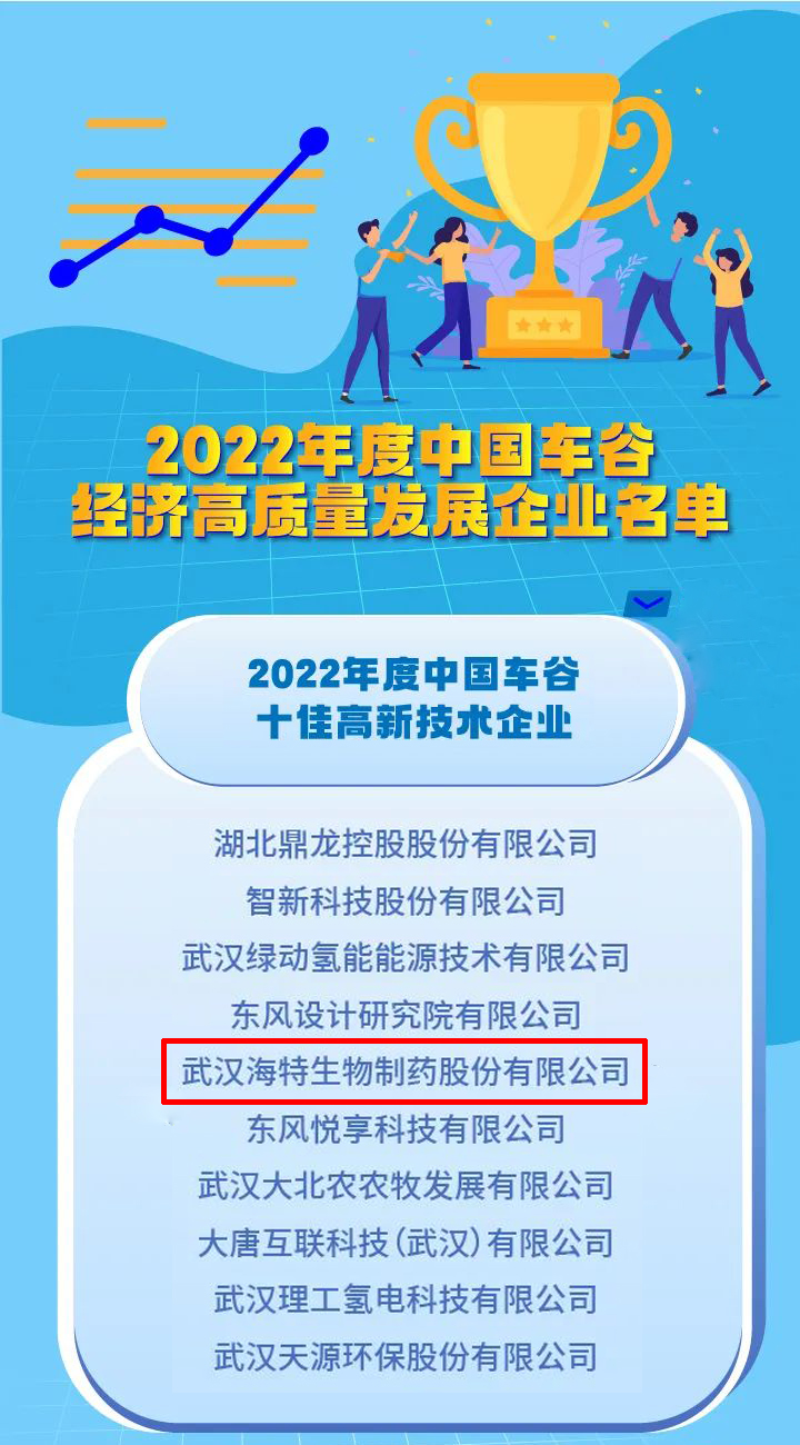 喜讯！我司荣获“2022年度中国车谷十佳高新技术企业”称号